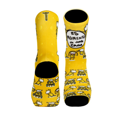 calcetines con diseño cervezas pareja