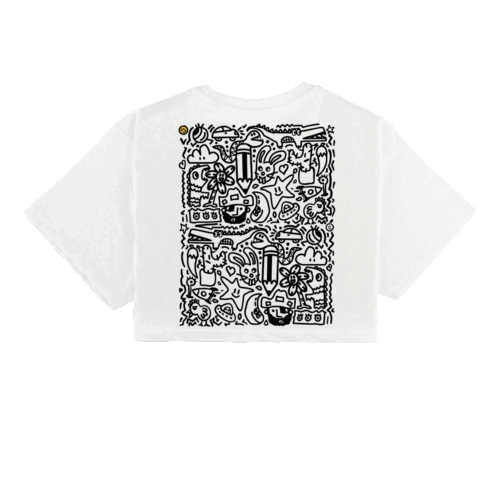 Saquetines Oversize Crop Top