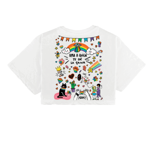 Orgullo Oversize Crop Top