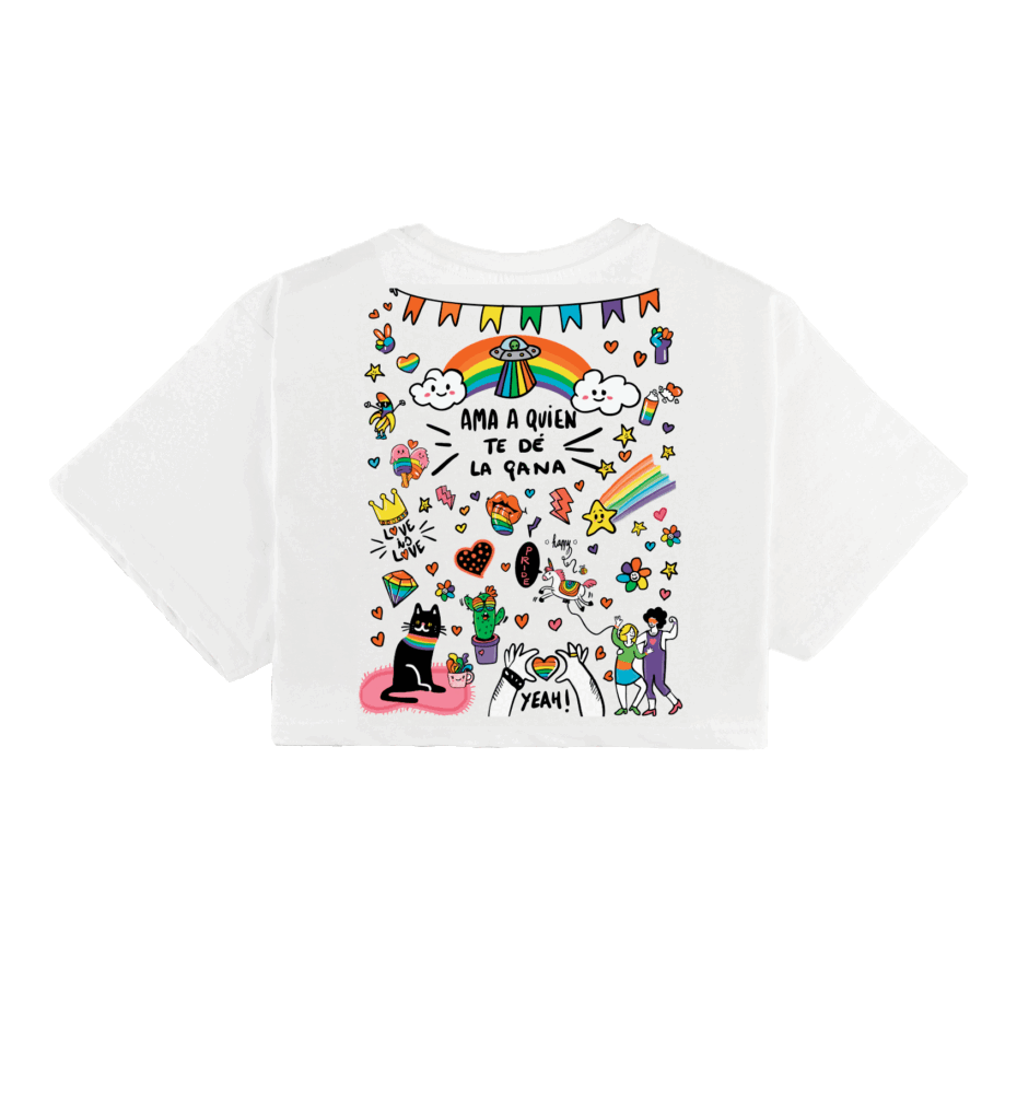 Orgullo Oversize Crop Top