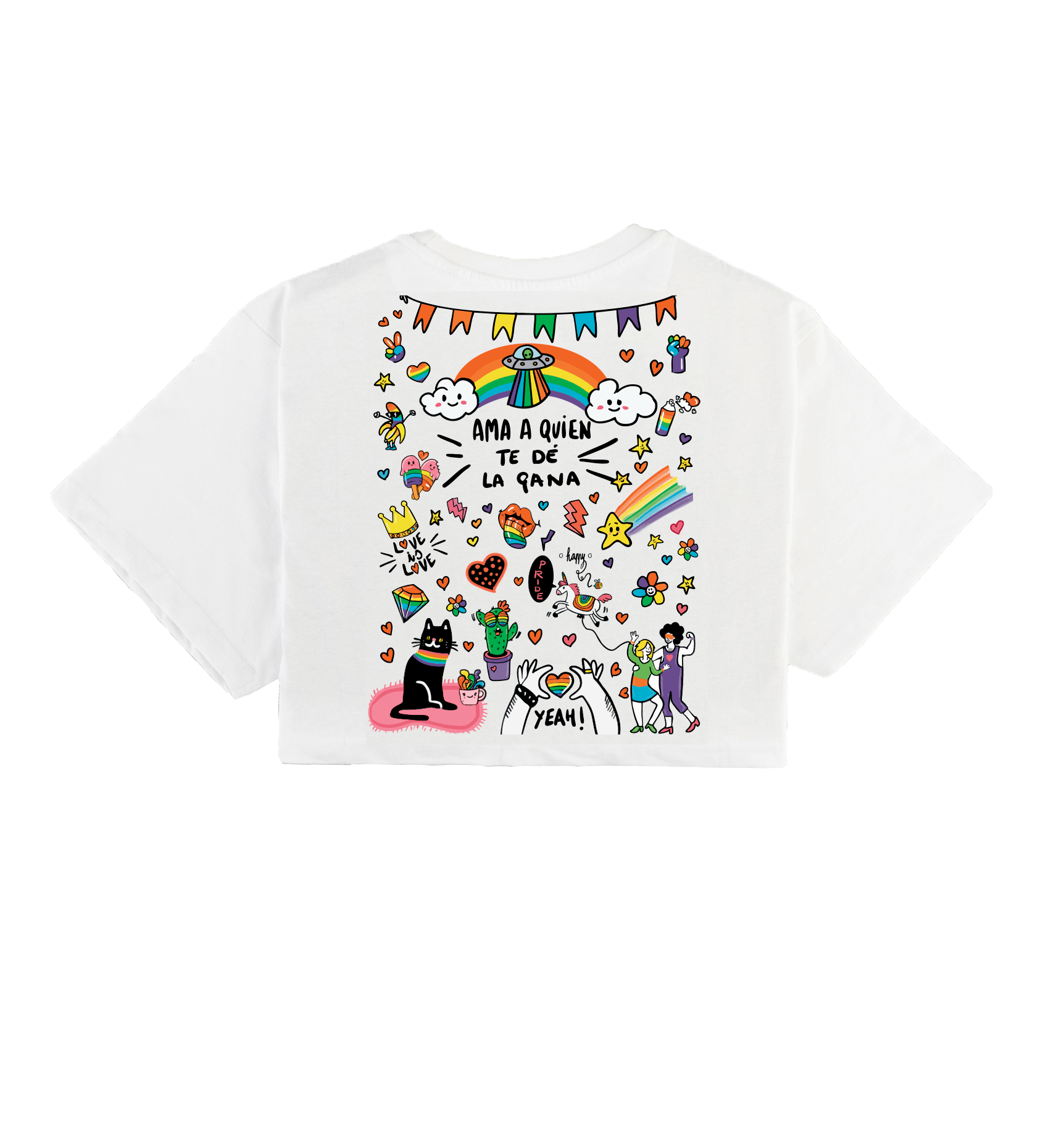 Orgullo Oversize Crop Top