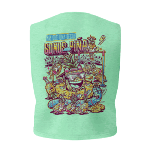 Somos una Piña Mint-Crop Top