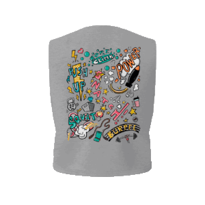 CrossTraining Gris Crop Top